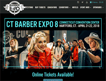 Tablet Screenshot of ctbarberexpo.com